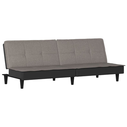 vidaXL Schlafsofa Taupe Stoff