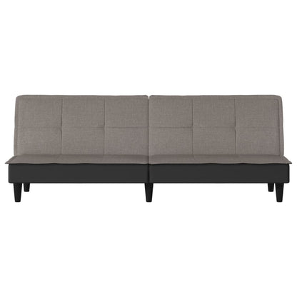 vidaXL Schlafsofa Taupe Stoff