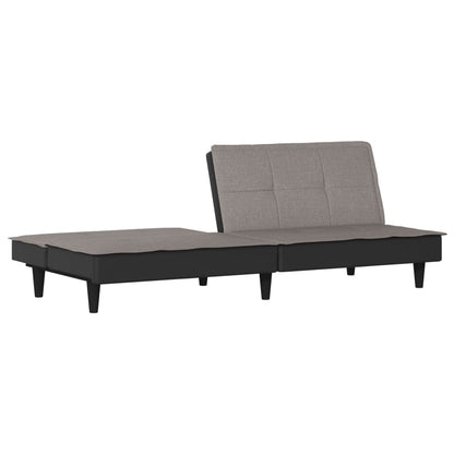 vidaXL Schlafsofa Taupe Stoff