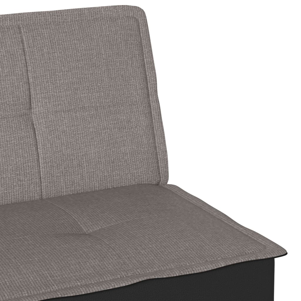 vidaXL Schlafsofa Taupe Stoff