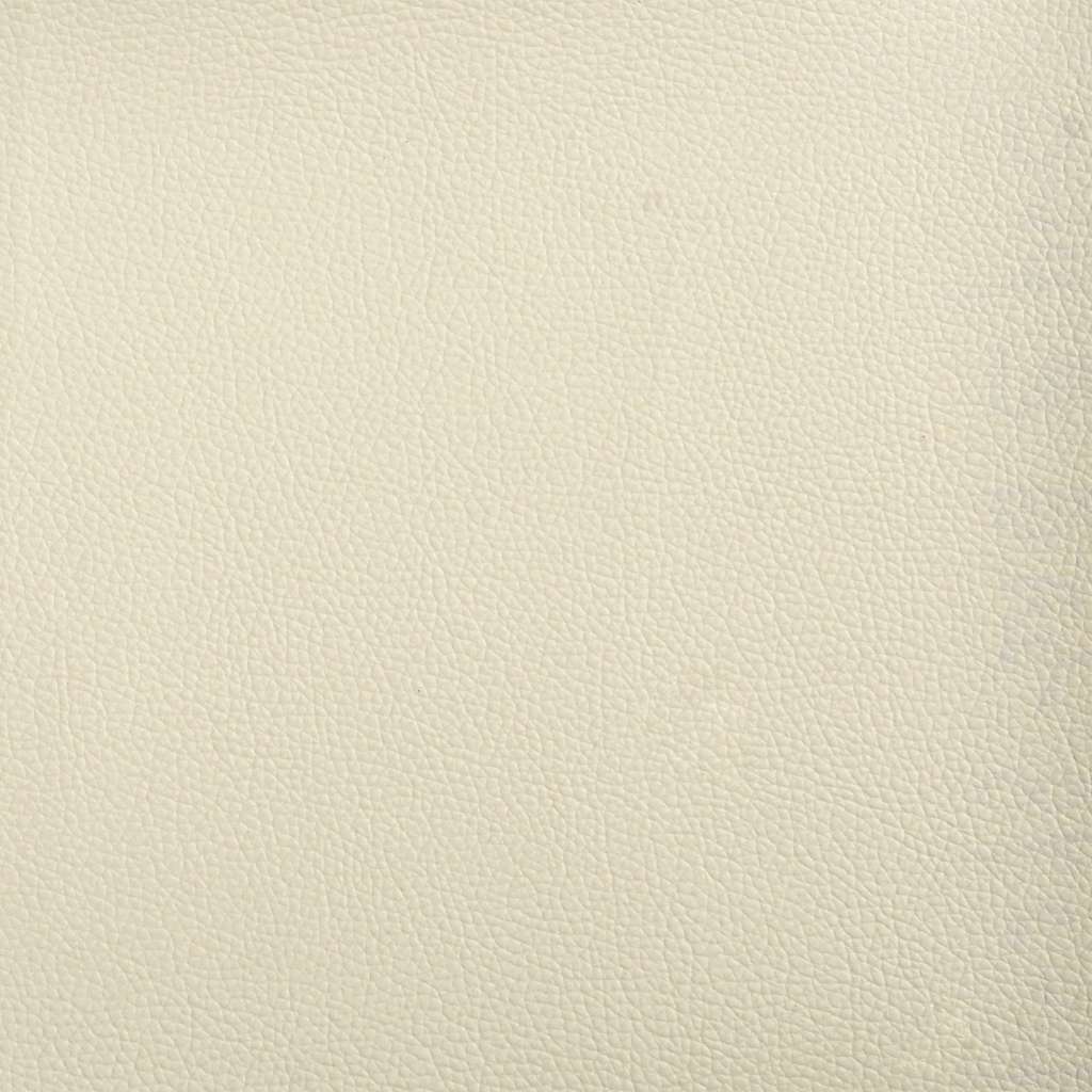 vidaXL Schlafsofa mit Getränkehaltern Creme Kunstleder
