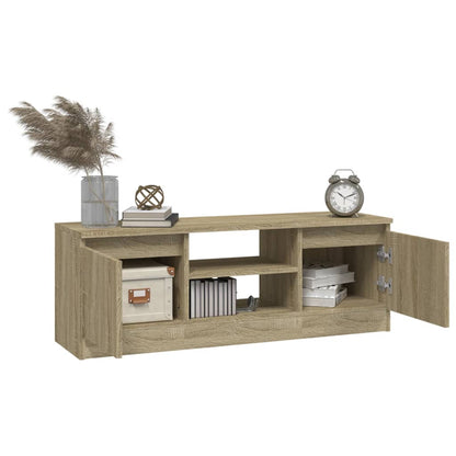 vidaXL Meuble TV avec porte Chêne Sonoma 102x30x36 cm