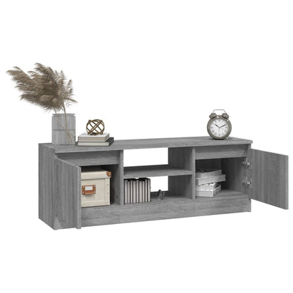 Meuble TV avec porte vidaXL Gris Sonoma 102x30x36 cm