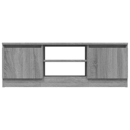 Meuble TV avec porte vidaXL Gris Sonoma 102x30x36 cm