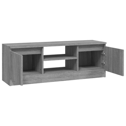 Meuble TV avec porte vidaXL Gris Sonoma 102x30x36 cm