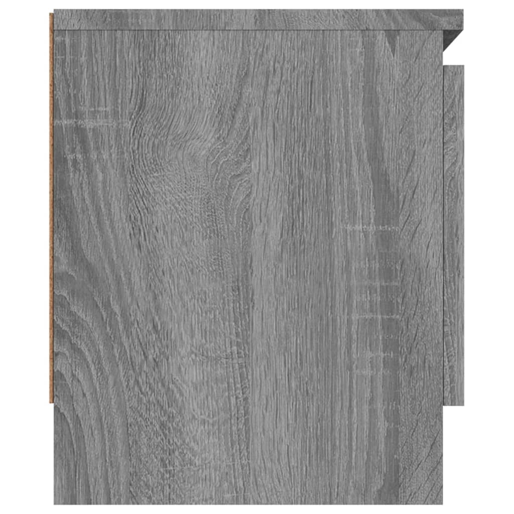 Meuble TV avec porte vidaXL Gris Sonoma 102x30x36 cm