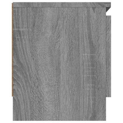 Meuble TV avec porte vidaXL Gris Sonoma 102x30x36 cm