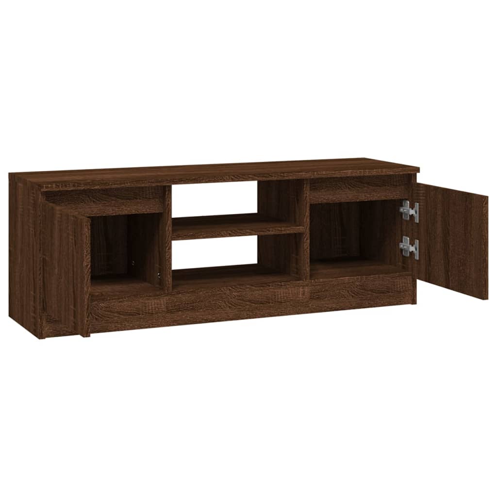 vidaXL TV-Schrank mit Tür Braun Eichen-Optik 102x30x36 cm