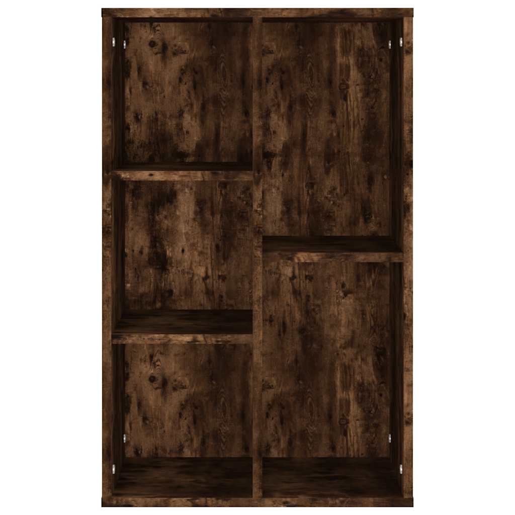 vidaXL Bücherregal/Sideboard Räuchereiche 50x25x80 cm Holzwerkstoff