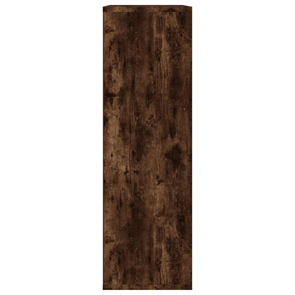 vidaXL Bücherregal/Sideboard Räuchereiche 50x25x80 cm Holzwerkstoff