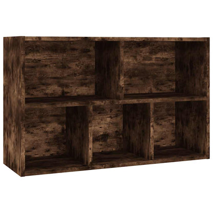 vidaXL Bücherregal/Sideboard Räuchereiche 50x25x80 cm Holzwerkstoff