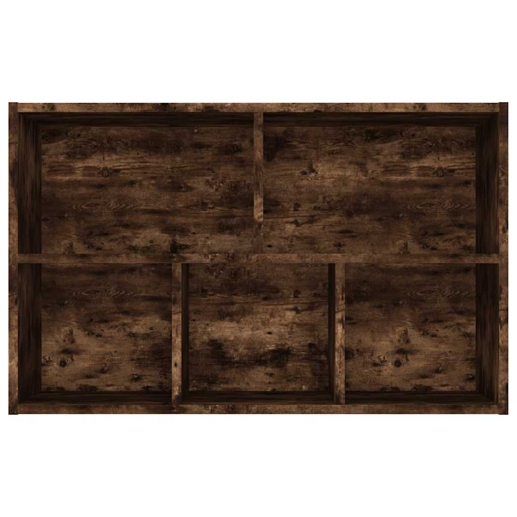 vidaXL Bücherregal/Sideboard Räuchereiche 50x25x80 cm Holzwerkstoff