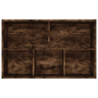 vidaXL Bücherregal/Sideboard Räuchereiche 50x25x80 cm Holzwerkstoff