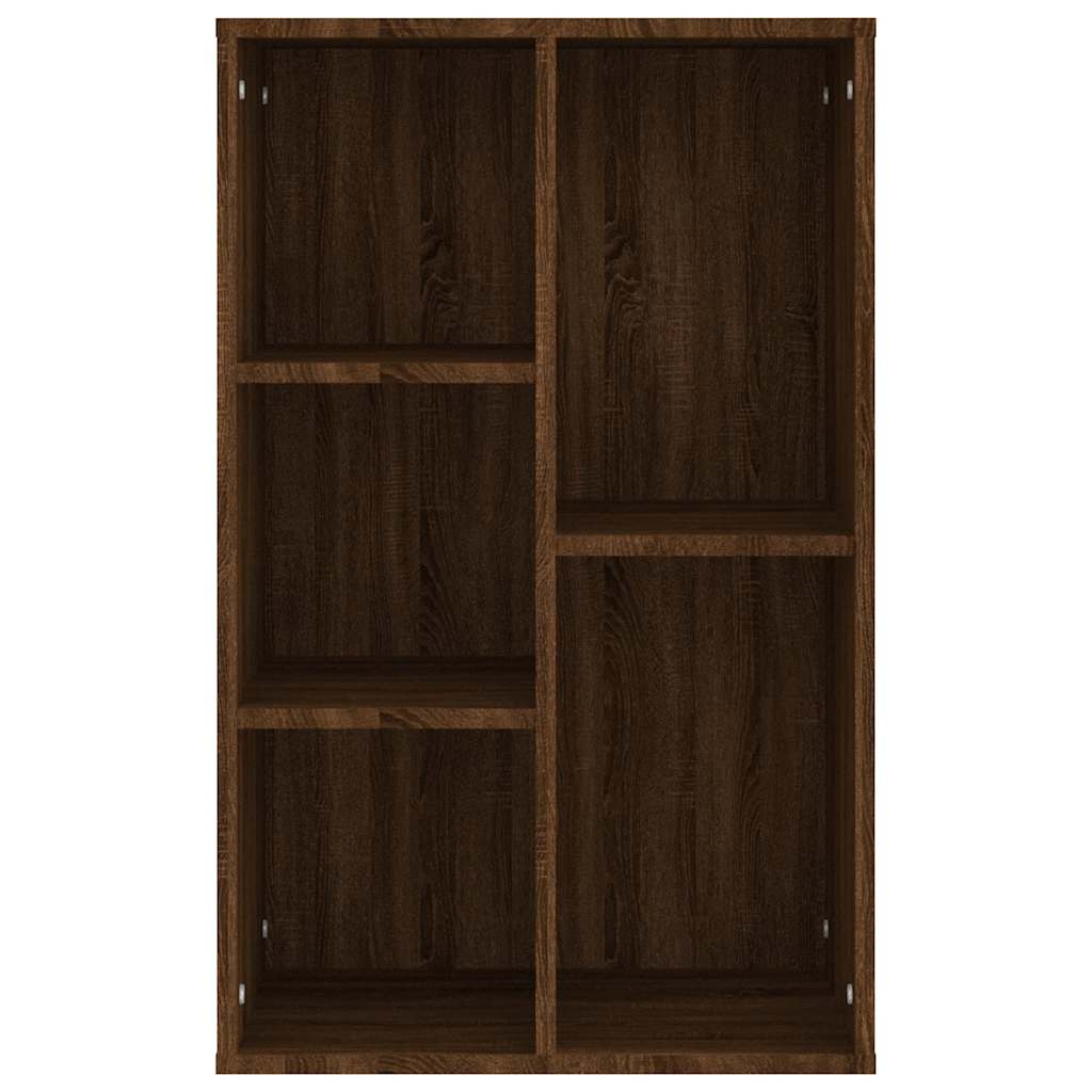 vidaXL Bücherregal/Sideboard Braun Eiche 50x25x80 cm Holzwerkstoff