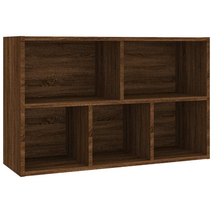 vidaXL Bücherregal/Sideboard Braun Eiche 50x25x80 cm Holzwerkstoff