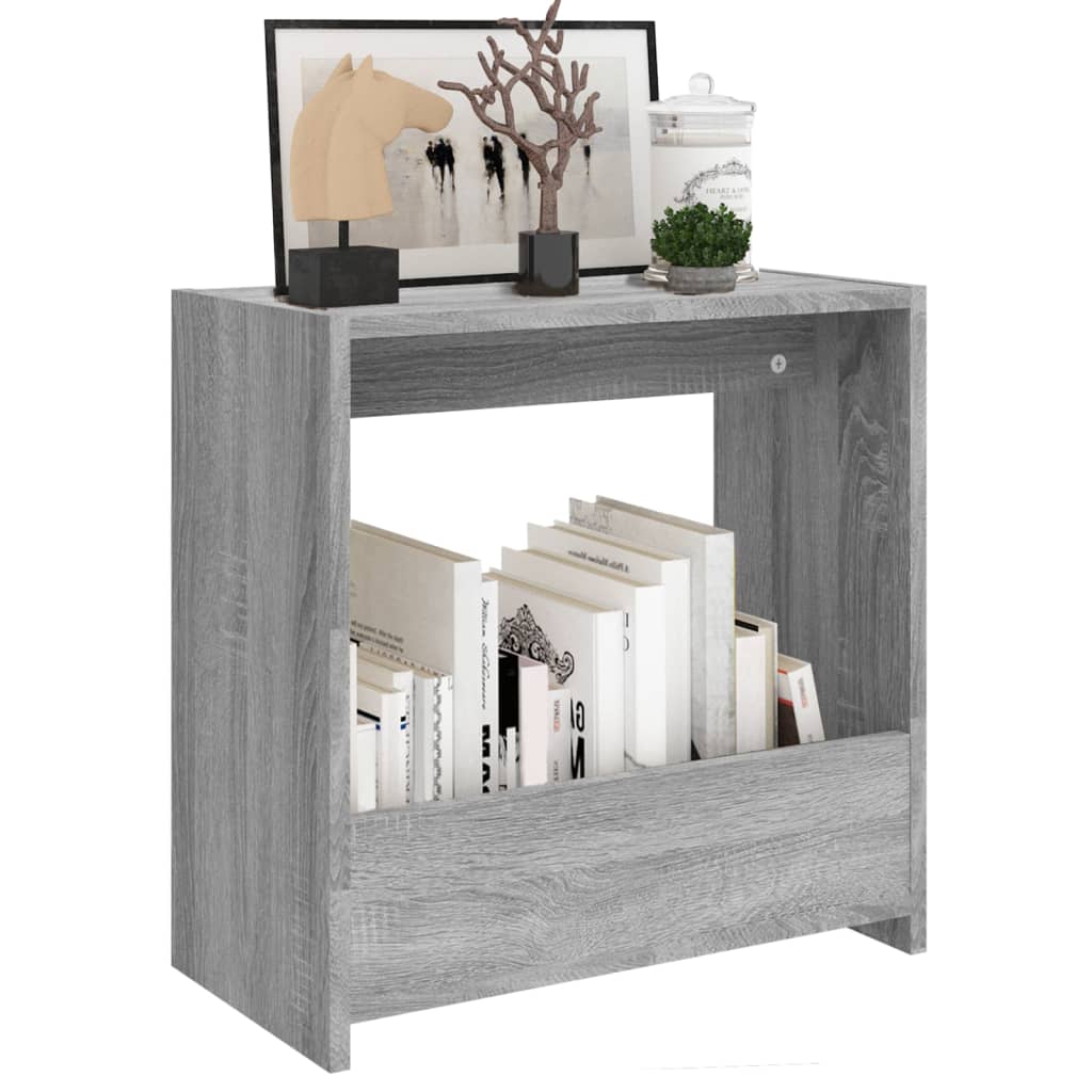 vidaXL Table d'appoint Gris Sonoma 50x26x50 cm Bois d'ingénierie