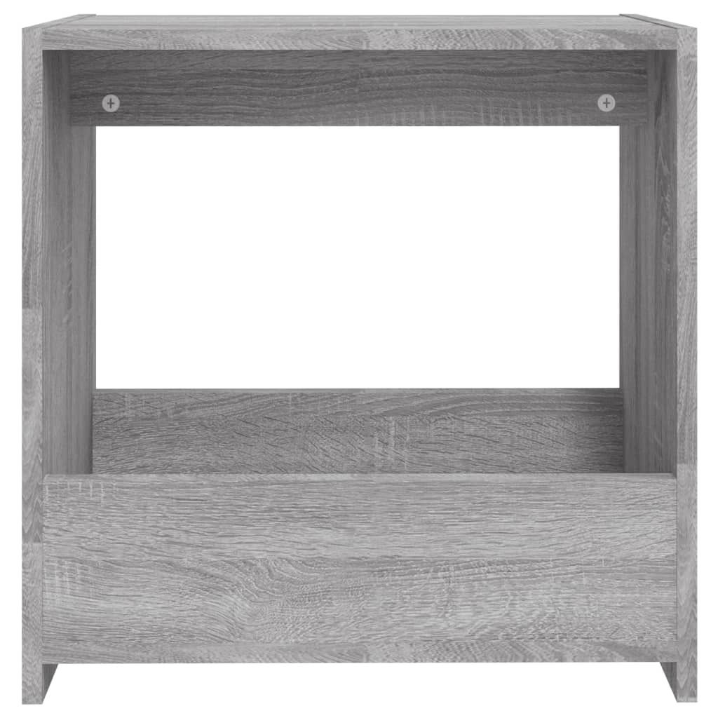 vidaXL Table d'appoint Gris Sonoma 50x26x50 cm Bois d'ingénierie