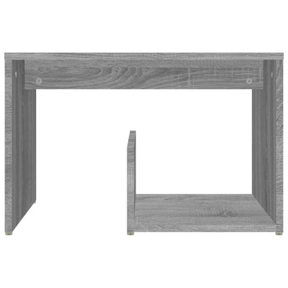 vidaXL Table d'appoint gris Sonoma 59x36x38 cm Aggloméré