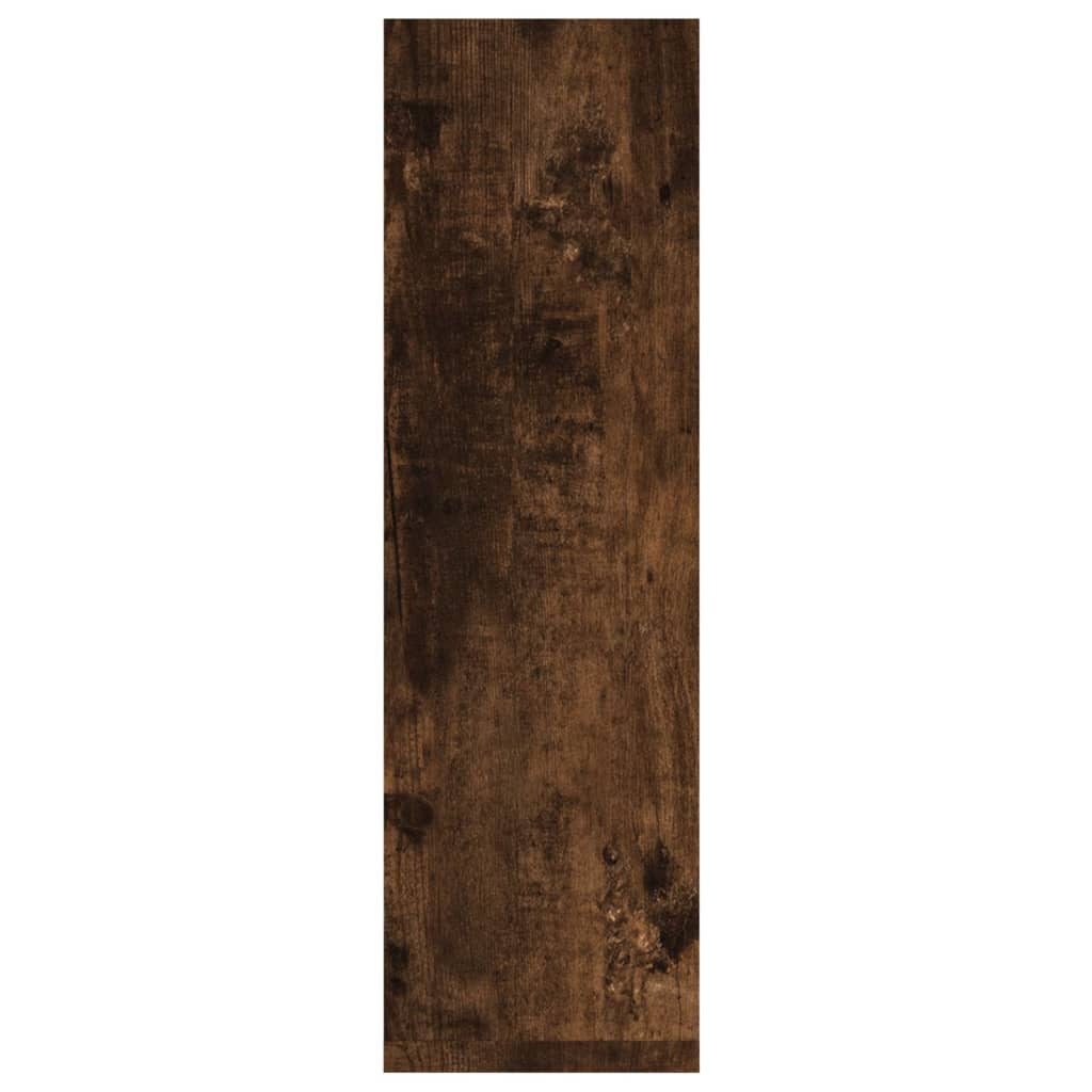 vidaXL Wandregale 2 Stk. Räuchereiche 50x15x50 cm Holzwerkstoff