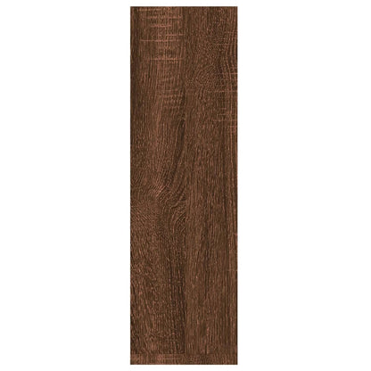 vidaXL Wandregale 2 Stk. Braun Eichen-Optik 50x15x50 cm Holzwerkstoff