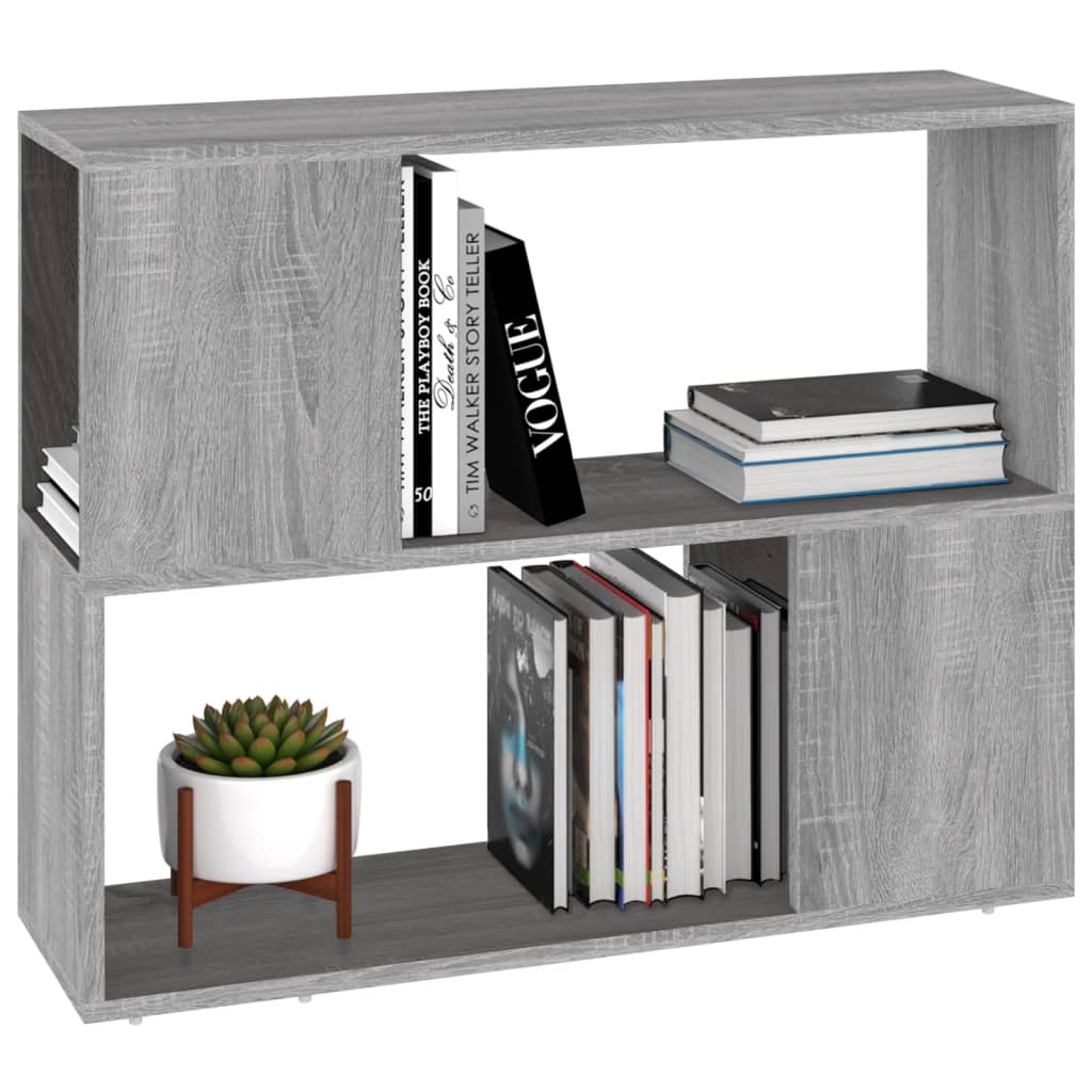 vidaXL Étagère/Séparateur de pièce gris Sonoma 80x24x63 cm