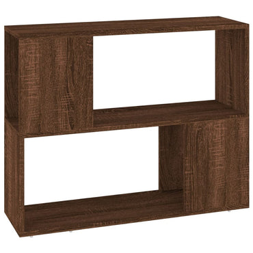vidaXL Bücherregal/Raumteiler Braun Eichen-Optik 80x24x63 cm