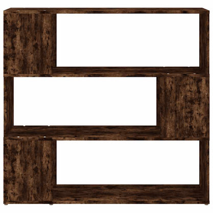 vidaXL Bücherregal/Raumteiler Räuchereiche 100x24x94 cm
