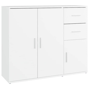 vidaXL Sideboard Weiß 91x29,5x75 cm Holzwerkstoff