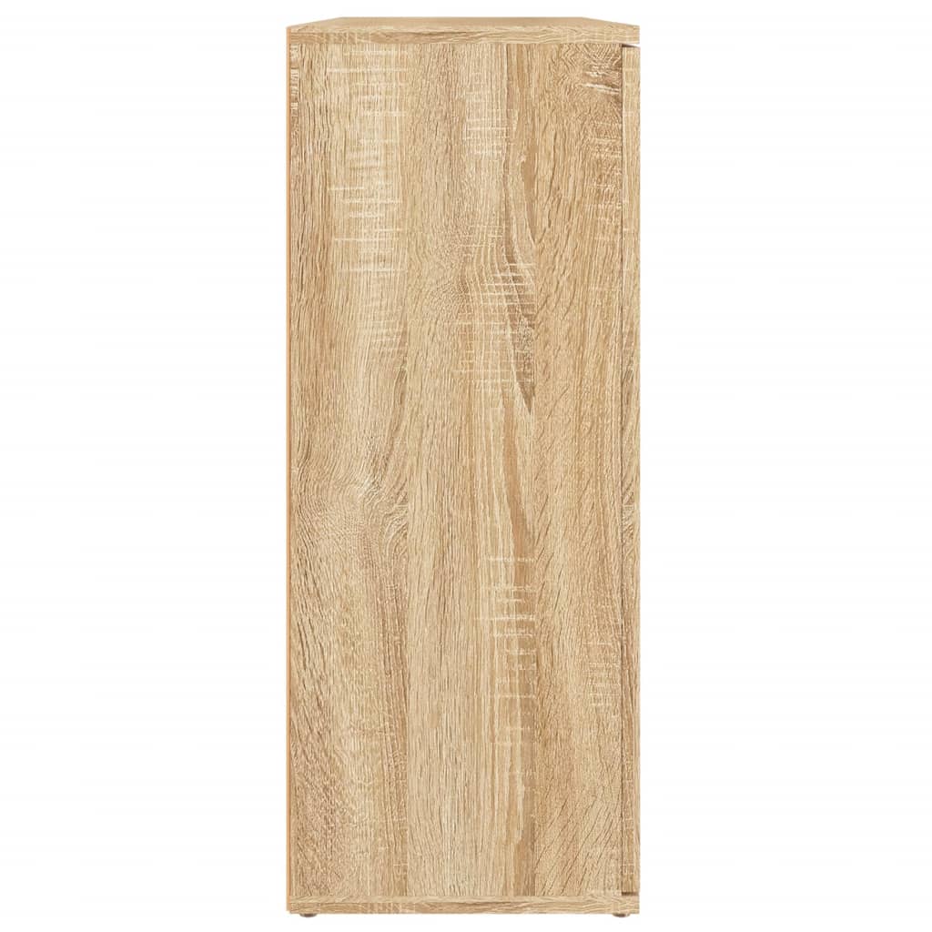 vidaXL Bahut chêne Sonoma 91 x 29,5 x 75 cm Aggloméré