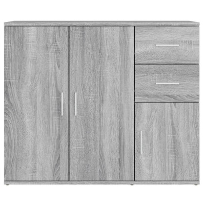 vidaXL Sideboard Grau Sonoma 91x29,5x75 cm Holzwerkstoff