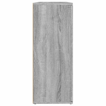 vidaXL Sideboard Grau Sonoma 91x29,5x75 cm Holzwerkstoff