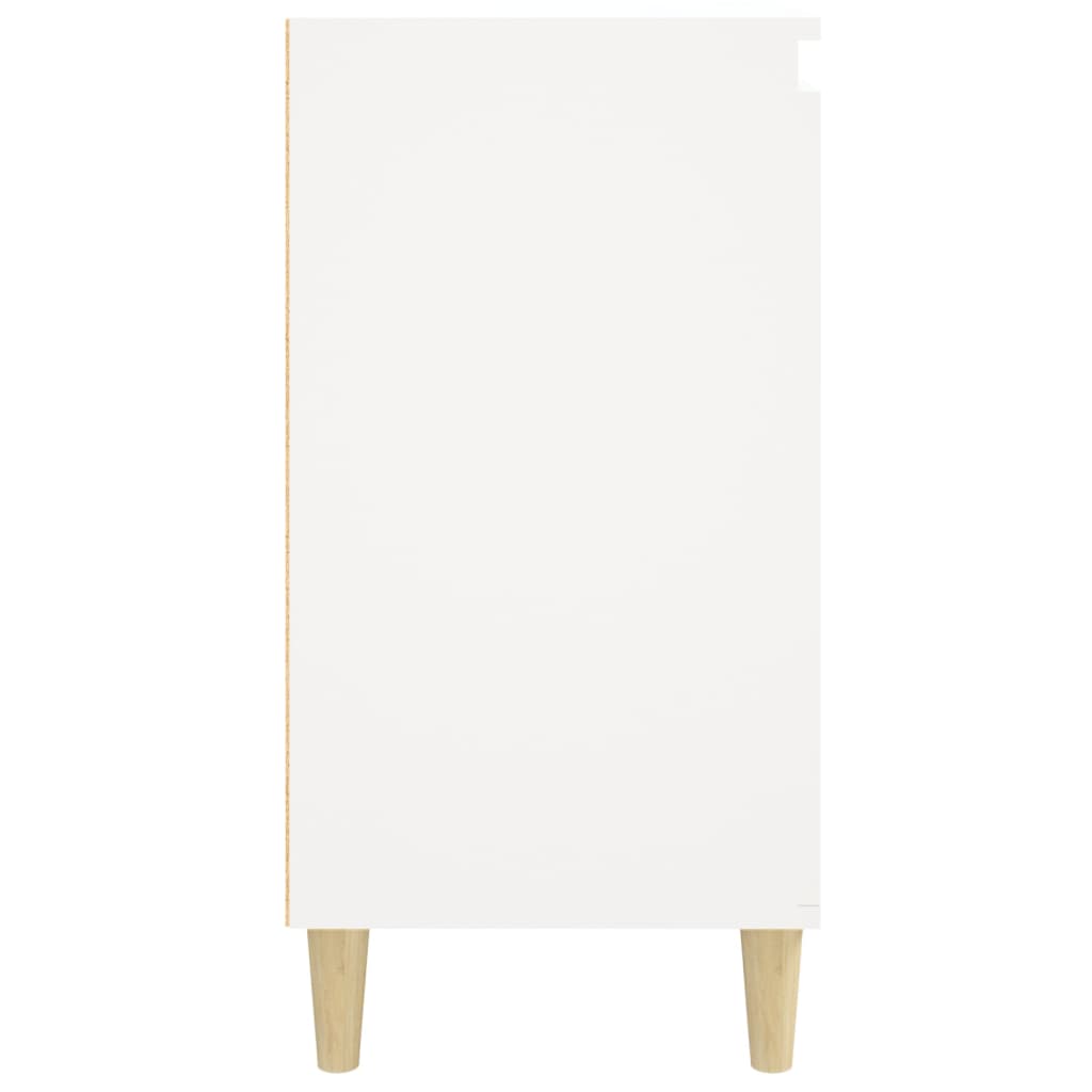 vidaXL Nachttisch Weiß 40x35x70 cm Holzwerkstoff