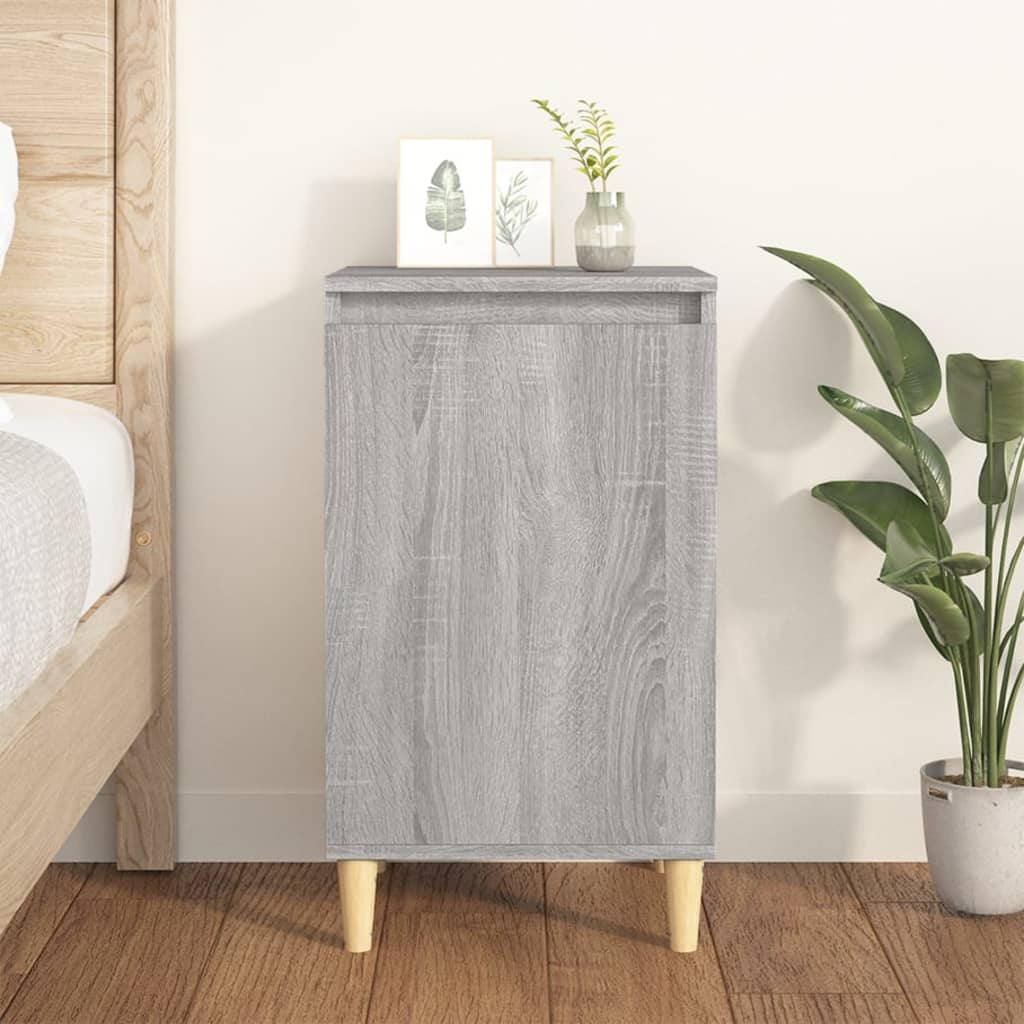 vidaXL Nachttisch Grau Sonoma 40x35x70 cm Holzwerkstoff