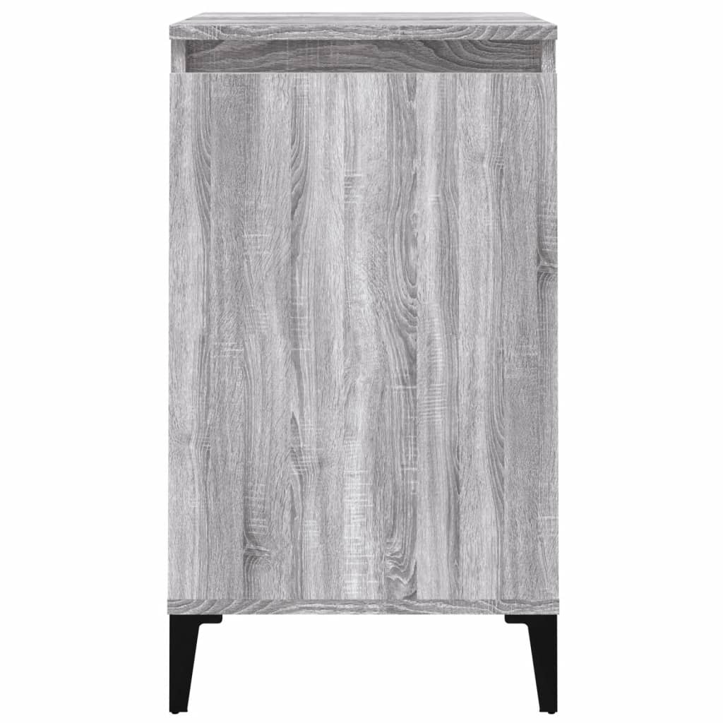 vidaXL Nachttisch Grau Sonoma 40x35x70 cm Holzwerkstoff