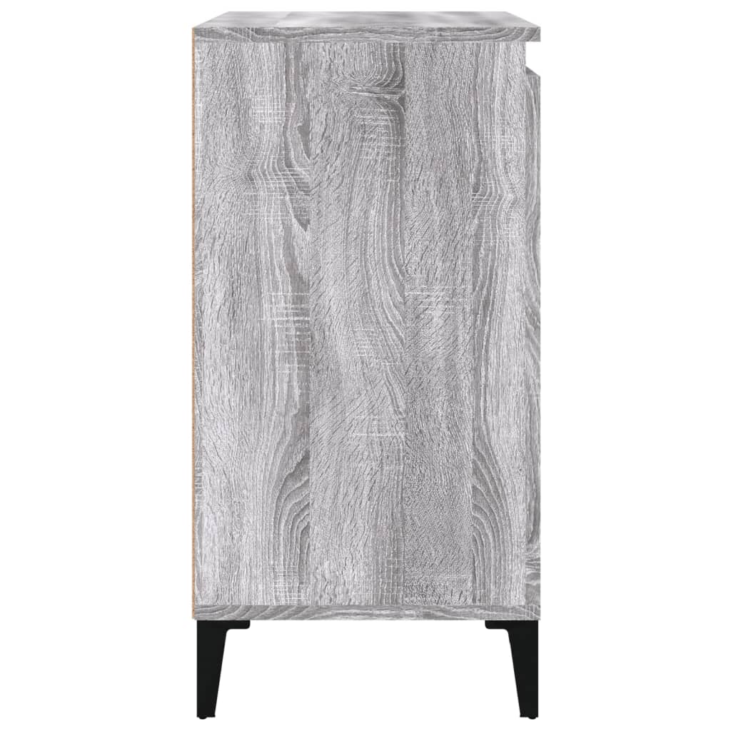 vidaXL Nachttisch Grau Sonoma 40x35x70 cm Holzwerkstoff
