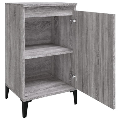 vidaXL Tables de chevet 2 pcs Gris Sonoma 40x35x70 cm Bois d'ingénierie