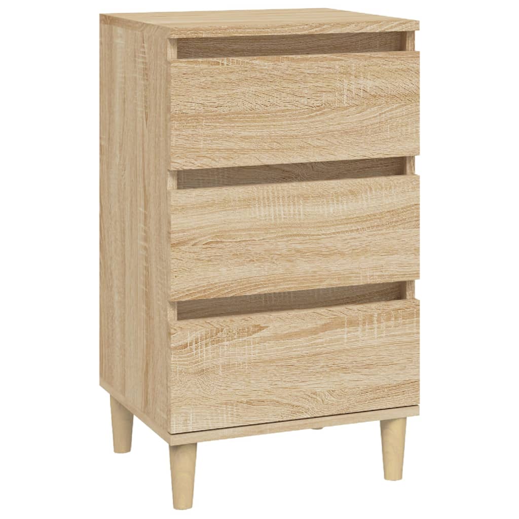 vidaXL Table de chevet chêne Sonoma 40x35x70 cm bois d'ingénierie