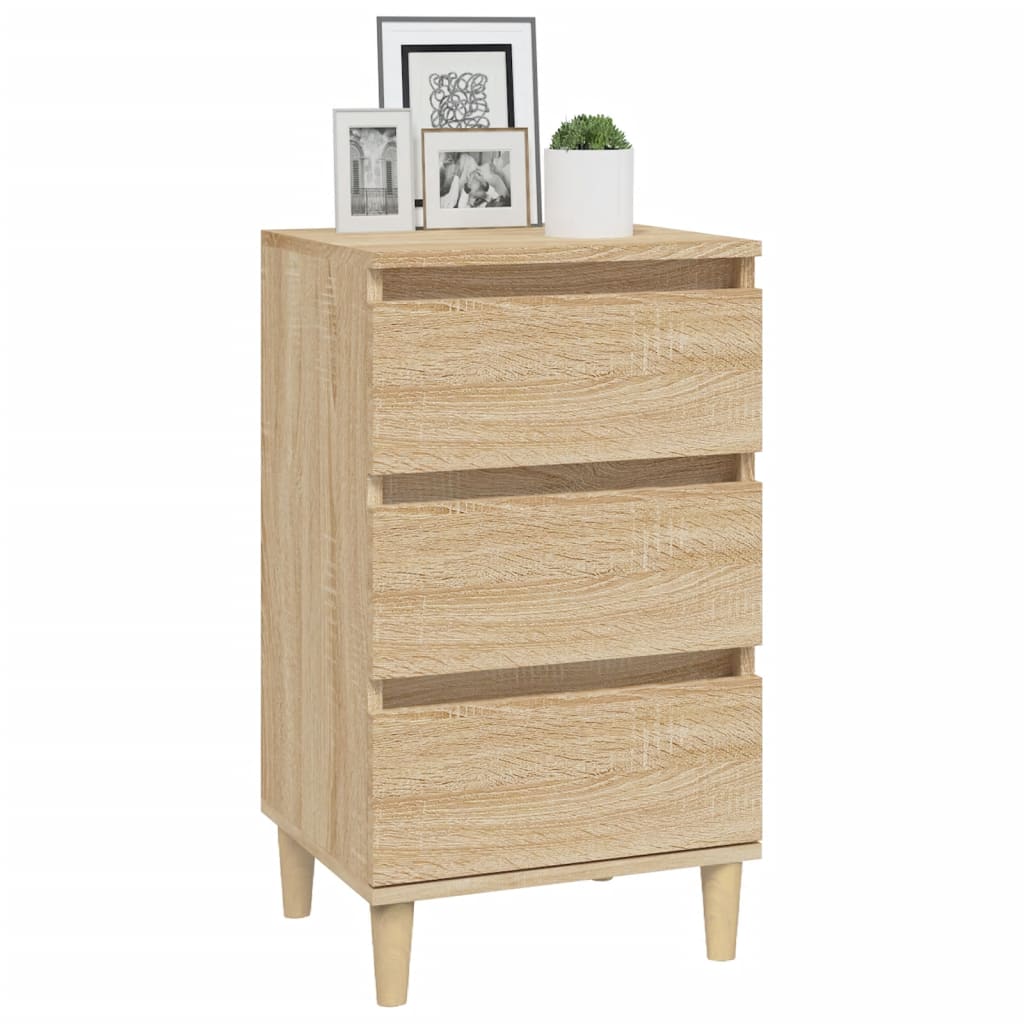 vidaXL Table de chevet chêne Sonoma 40x35x70 cm bois d'ingénierie