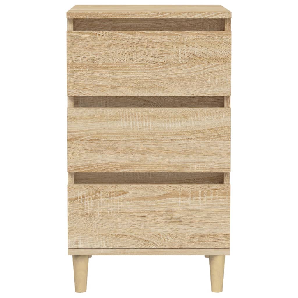 vidaXL Table de chevet chêne Sonoma 40x35x70 cm bois d'ingénierie