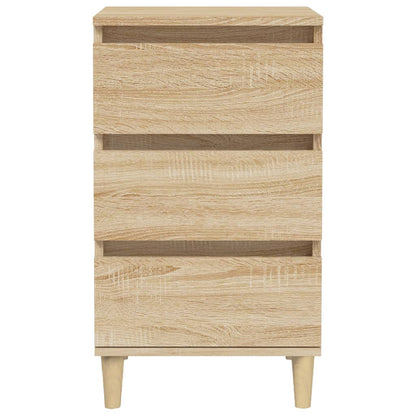 vidaXL Table de chevet chêne Sonoma 40x35x70 cm bois d'ingénierie