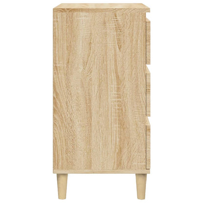 vidaXL Table de chevet chêne Sonoma 40x35x70 cm bois d'ingénierie