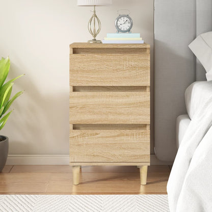 vidaXL Table de chevet chêne Sonoma 40x35x70 cm bois d'ingénierie