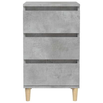 vidaXL Nachttisch Betongrau 40x35x70 cm Holzwerkstoff