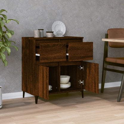 vidaXL Buffet Chêne Marron 60x35x70 cm Bois d'ingénierie