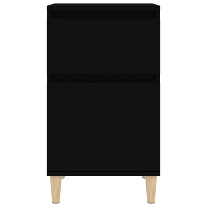 vidaXL Nachttisch Schwarz 40x35x70 cm