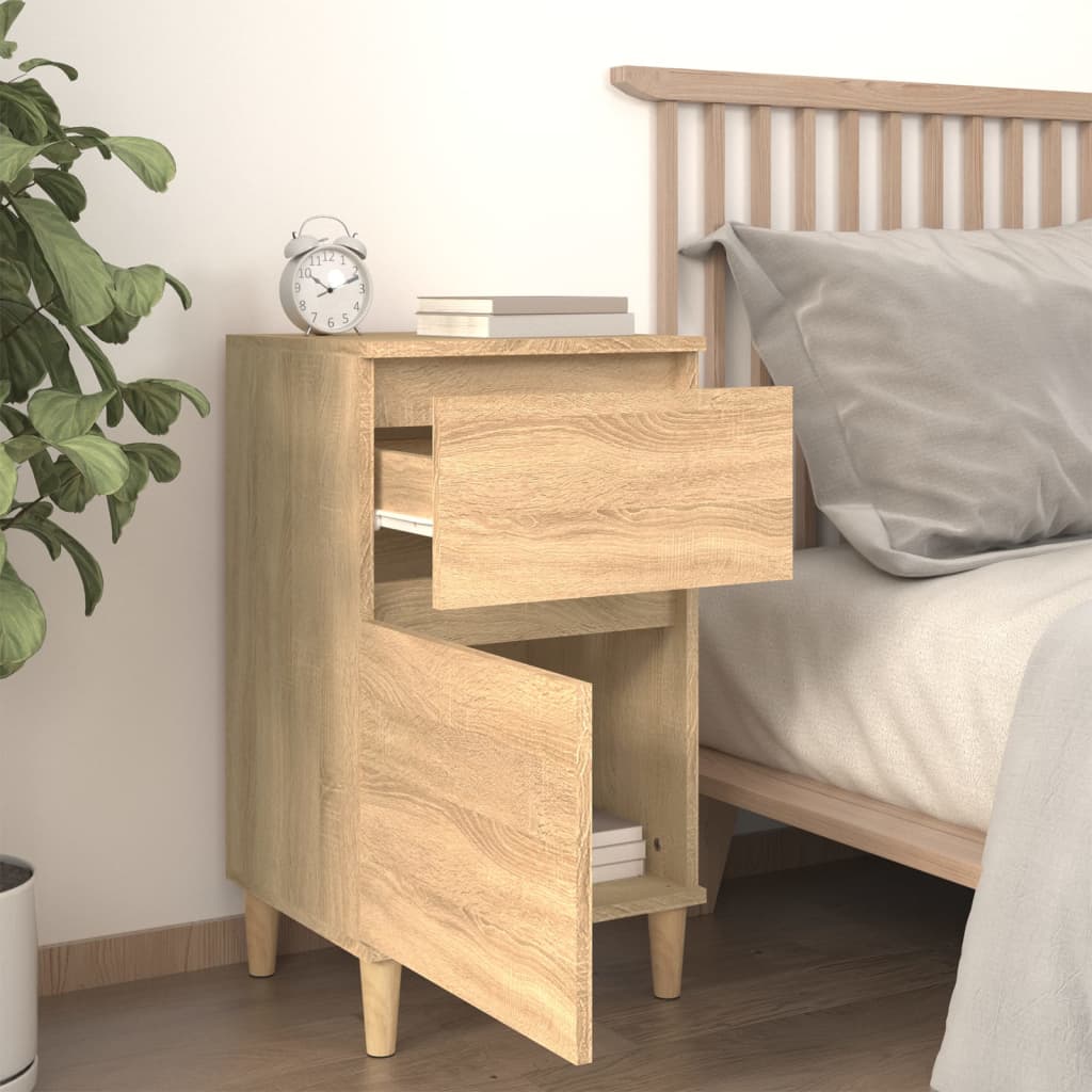 vidaXL Nachttisch Sonoma-Eiche 40x35x70 cm