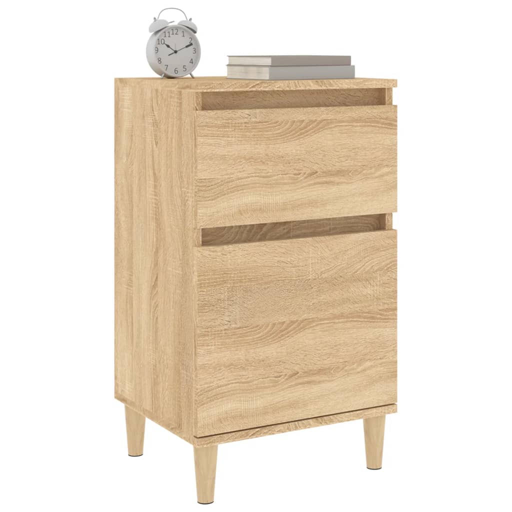 vidaXL Nachttisch Sonoma-Eiche 40x35x70 cm