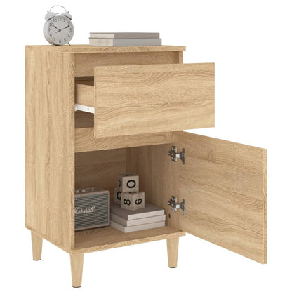 vidaXL Nachttisch Sonoma-Eiche 40x35x70 cm