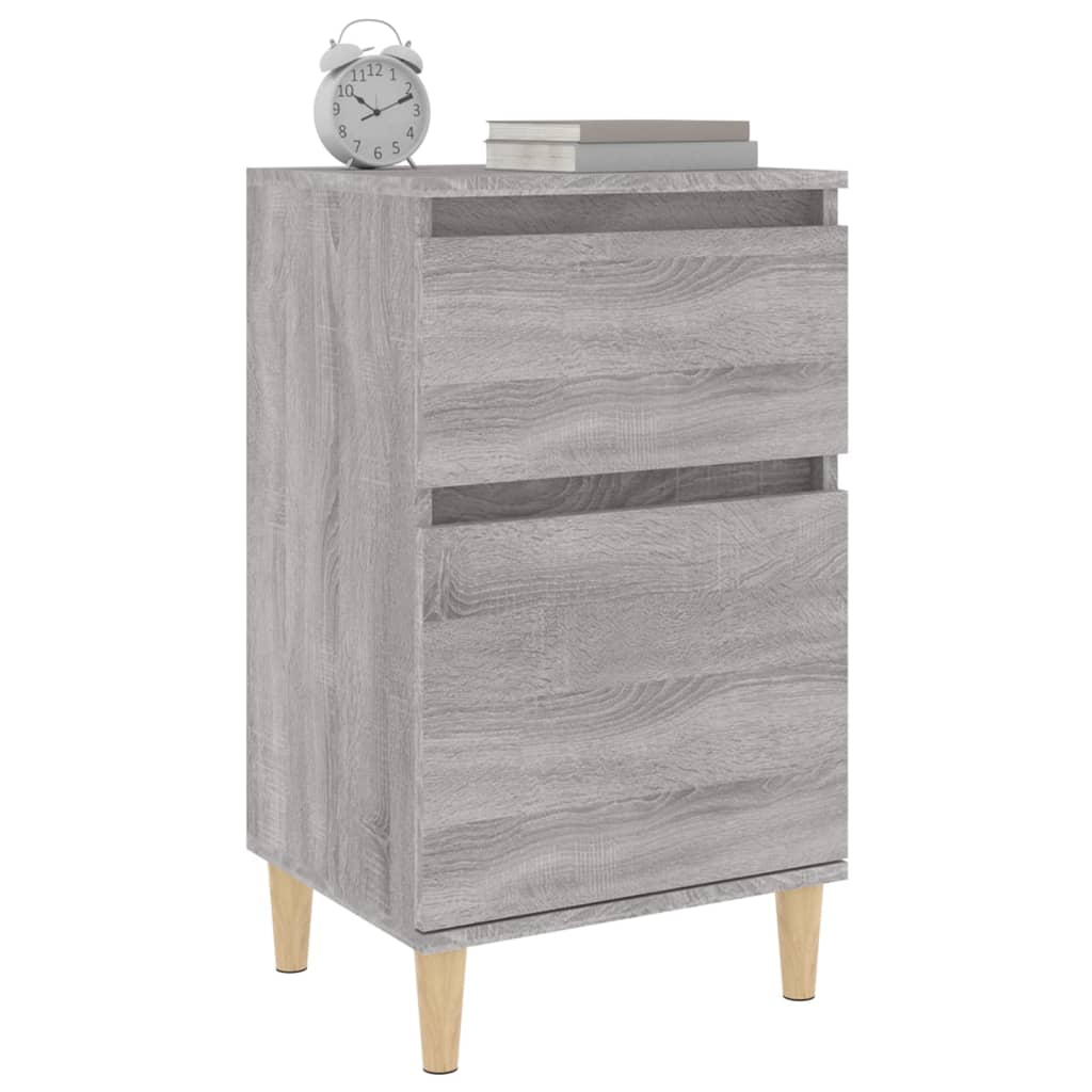vidaXL Nachttisch Grau Sonoma 40x35x70 cm