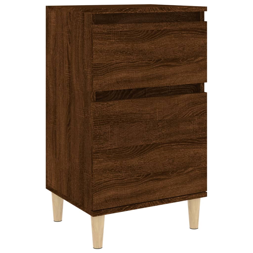 vidaXL Nachttisch Braun Eichen-Optik 40x35x70 cm